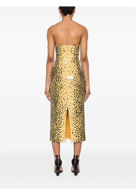 Abito midi con paillettes in giallo Alex perry - donna ALEX PERRY | D1464CHTH